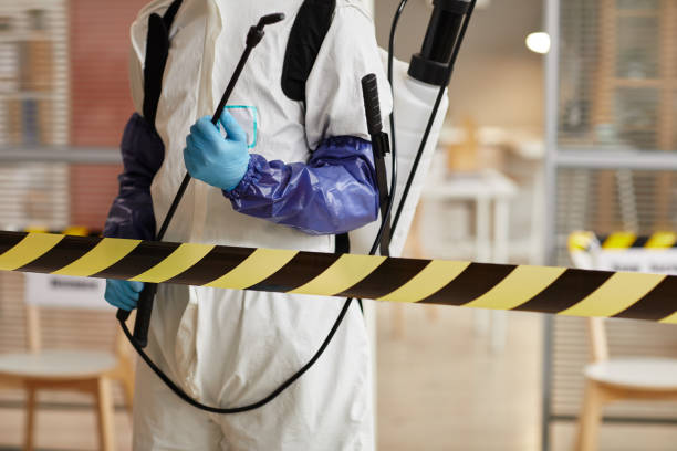 Professional Sewage Cleanup technician working in Camp Murray, WA